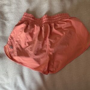 Lululemon Athletica Coral Athletic Shorts